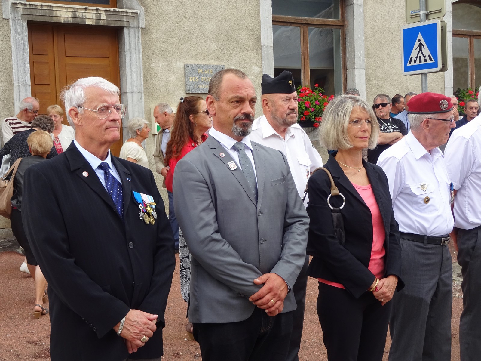 Nicole Guéry à côté du délégué général Frédéric Mareschal